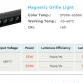 Rail magntique encastr style 20 en 2m Noir