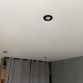 Kit Spot plat bor chanfrein noir complet pour plafond tendu 